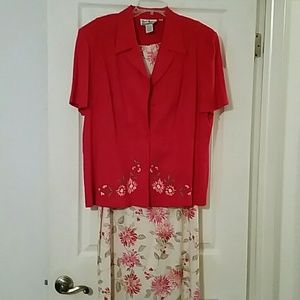 Sheri Martin NY 2PC maxi dress & jacket